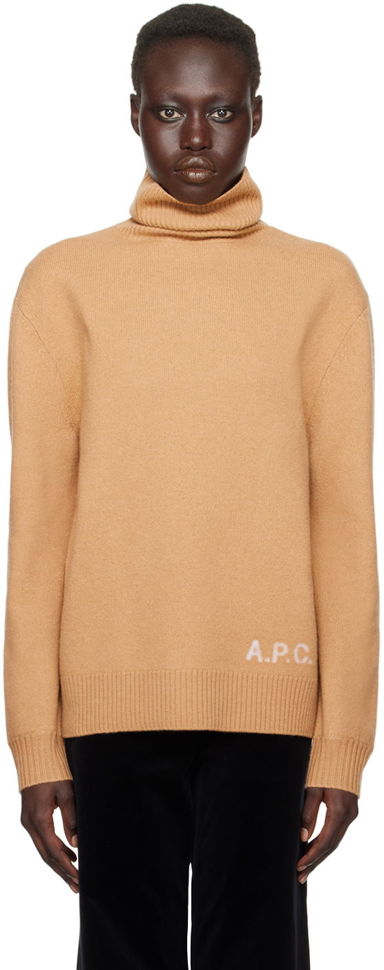 Cветр A.P.C. Turtleneck Sweater Коричневий | WVBDJ-M23248