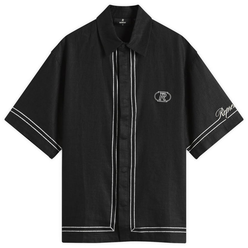 Сорочка Represent Clo Border Vacation Shirt чорний | MLM100298-01