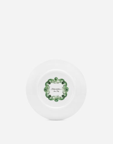 Домашній декор Dolce & Gabbana Dolce & Gabbana Set of 2 Porcelain Dessert Plates with Green Floral Urn Design Зелений | TC0S03TCA88UV019, 3