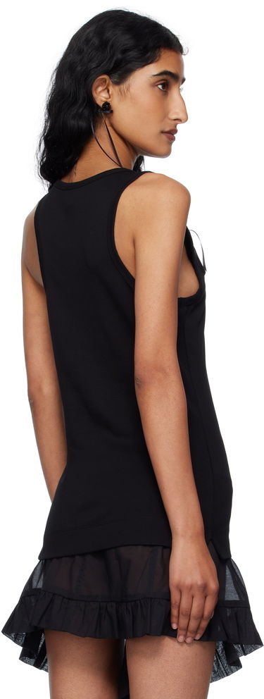 Безрукавка Simone Rocha Simone Rocha Pearl Chain Tank Top чорний | 5375B 0553, 2