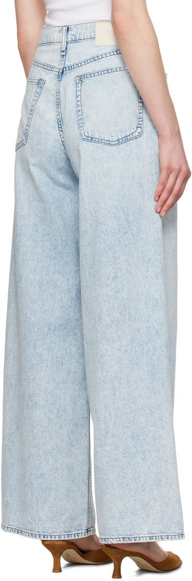 Джинси rag & bone Rag & Bone Featherweight Sofie Wide-Leg Jeans Синій | WDD25S2952FWBE, 2