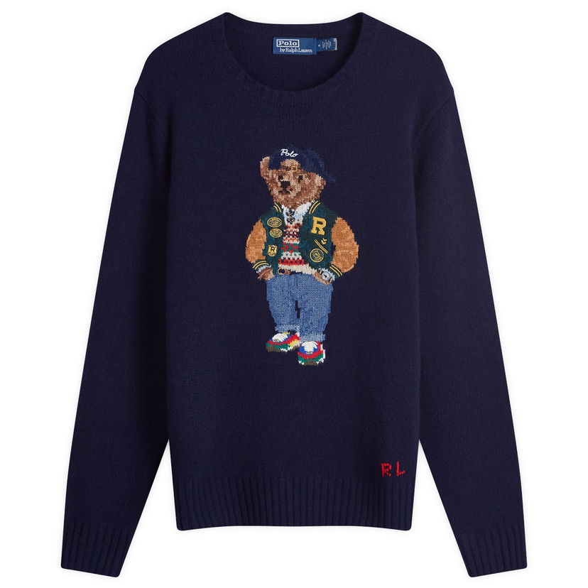 Cветр Polo by Ralph Lauren Pullover Long Sleeve темно-синій | 710946138001
