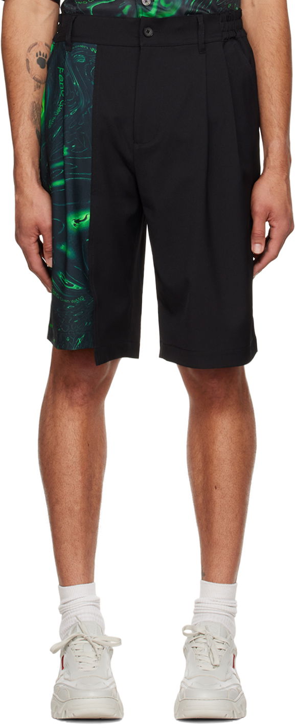 Шорти Feng Chen Wang Feng Chen Wang Lacquerware Shorts чорний | FUF14ST01