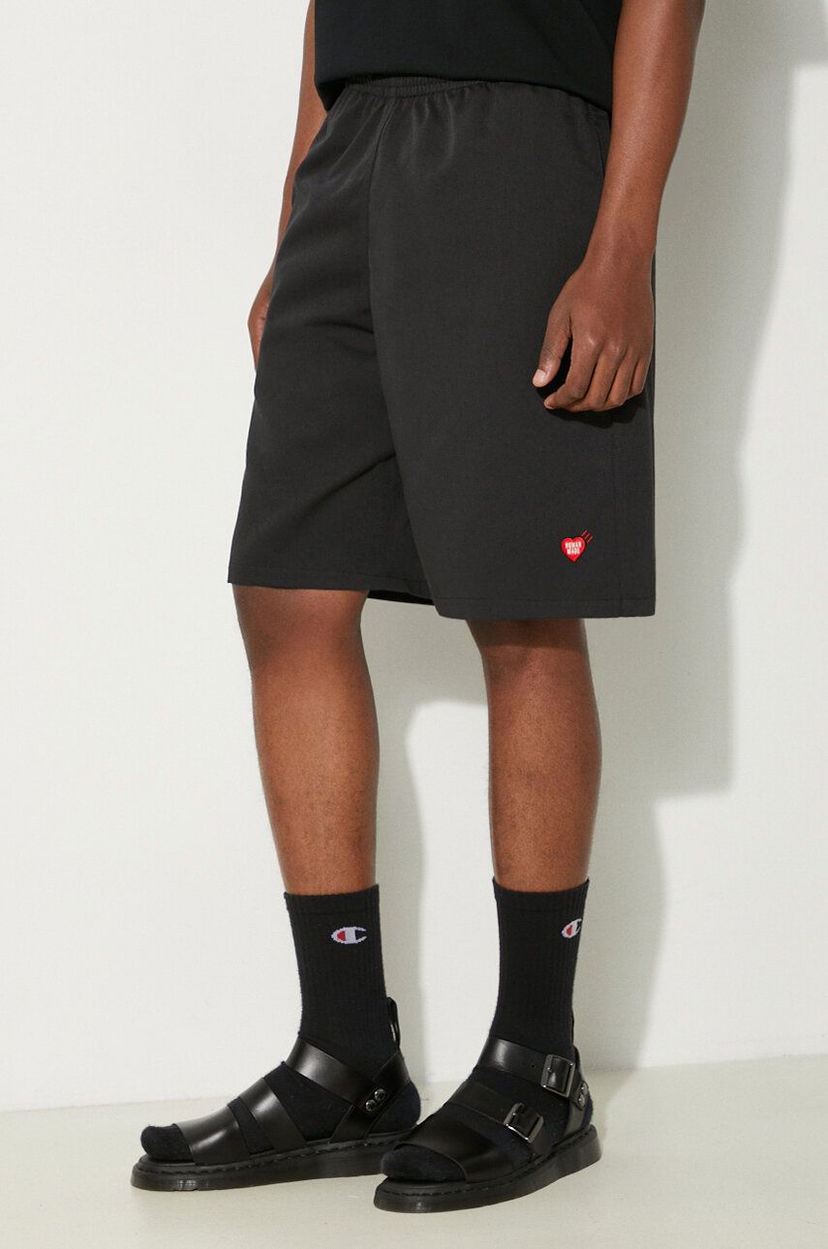 Шорти Human Made Black Beach Shorts чорний | HM27PT024