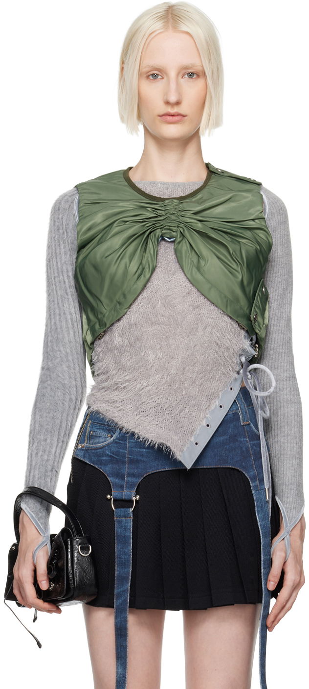 Cветр Andersson Bell Butterfly Vest Зелений | awa653w