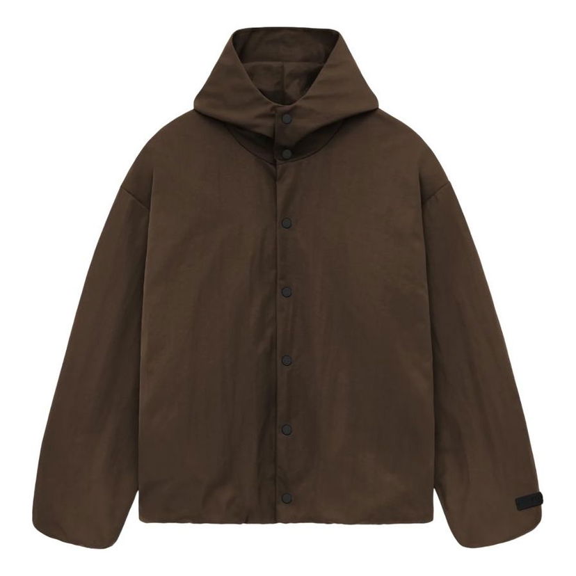 Куртка Fear of God Fear of God Essentials SS25 Nylon Hooded Coach Jacket Коричневий | 202HO246375F