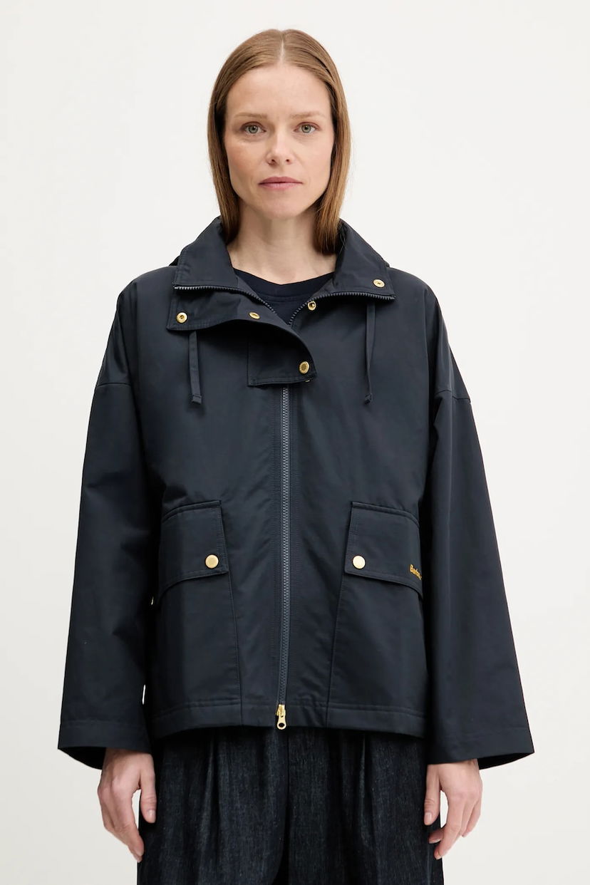 Куртка Barbour Barbour CECILE Oversize Hooded Jacket темно-синій | LSP0240
