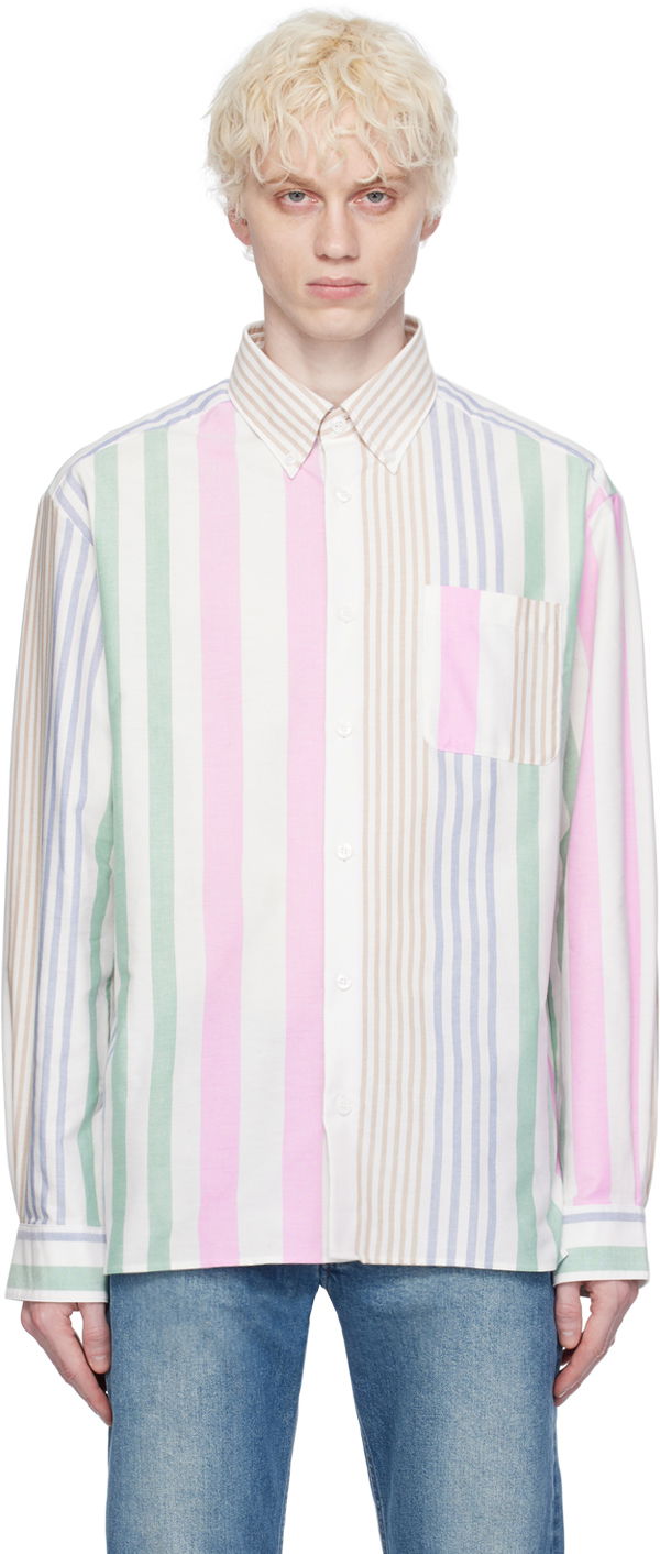 Сорочка A.P.C. Mateo Shirt Рожевий | COGWK-H12581, 0
