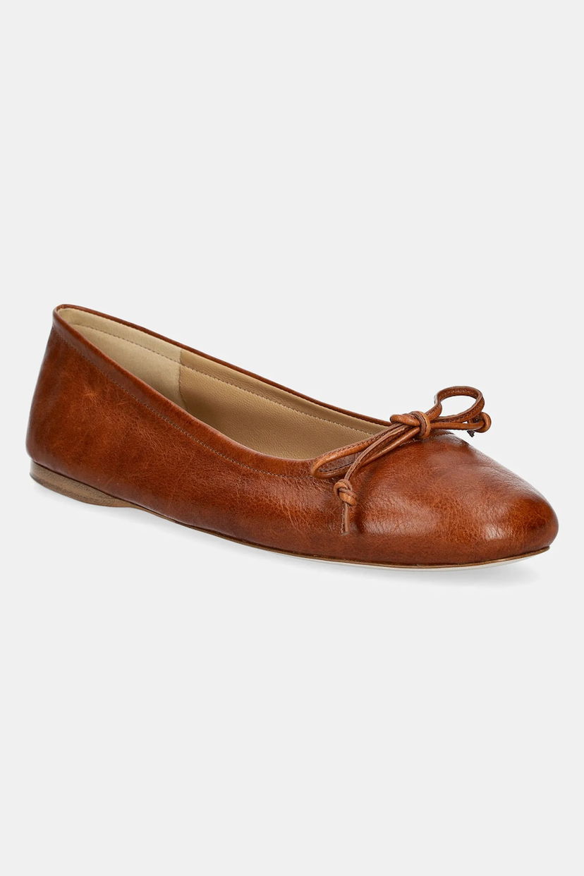 Кросівки та взуття JW Anderson JW Anderson Ballerinas with Bow Коричневий | BL0031.LA0323.640