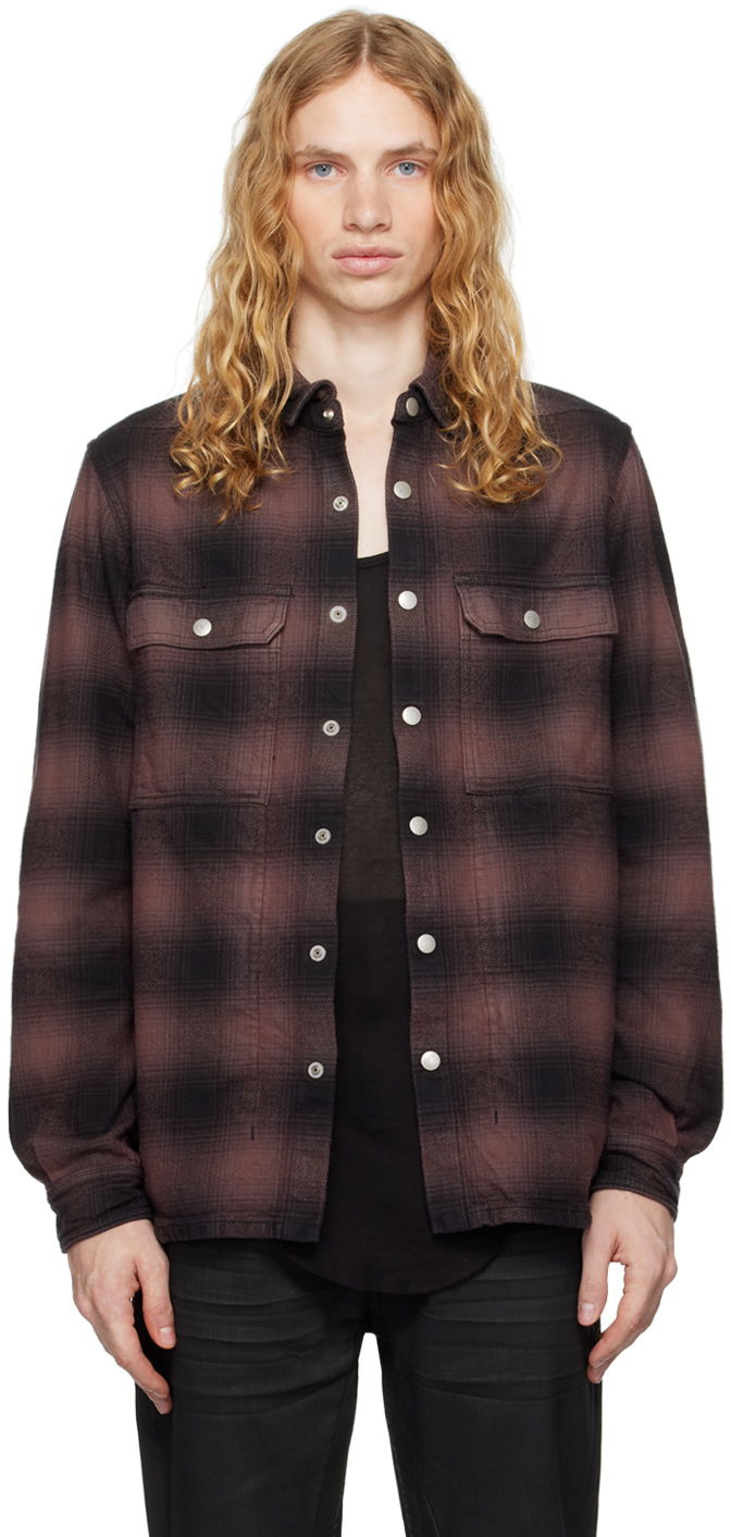 Сорочка Rick Owens Shirt Long Sleeve Porterville Outershirt Коричневий | DL02D4795 HCPJP