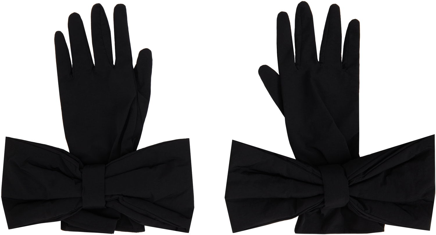 Рукавички SHUSHU/TONG SHUSHU/TONG Bow Gloves чорний | AW21AC07 PTA031, 0