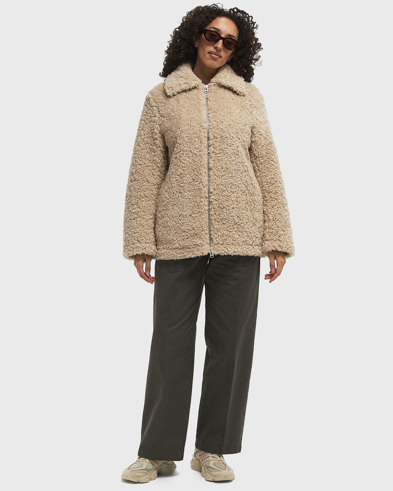 Куртка Samsoe Samsoe Samsøe & Samsøe Salilly Fleece Jacket бежевий | F24400004-OATMEAL, 1