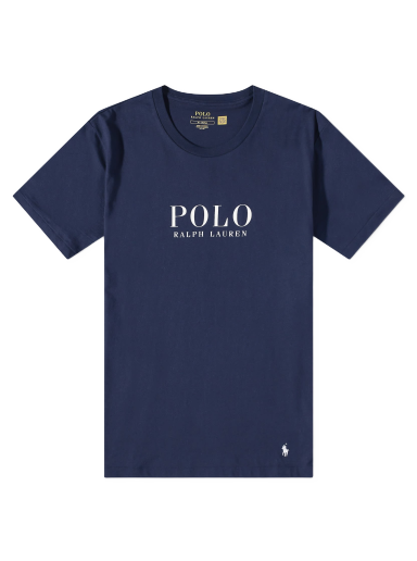 Футболка Polo by Ralph Lauren Logo Lounge Tee темно-синій | 714899613003