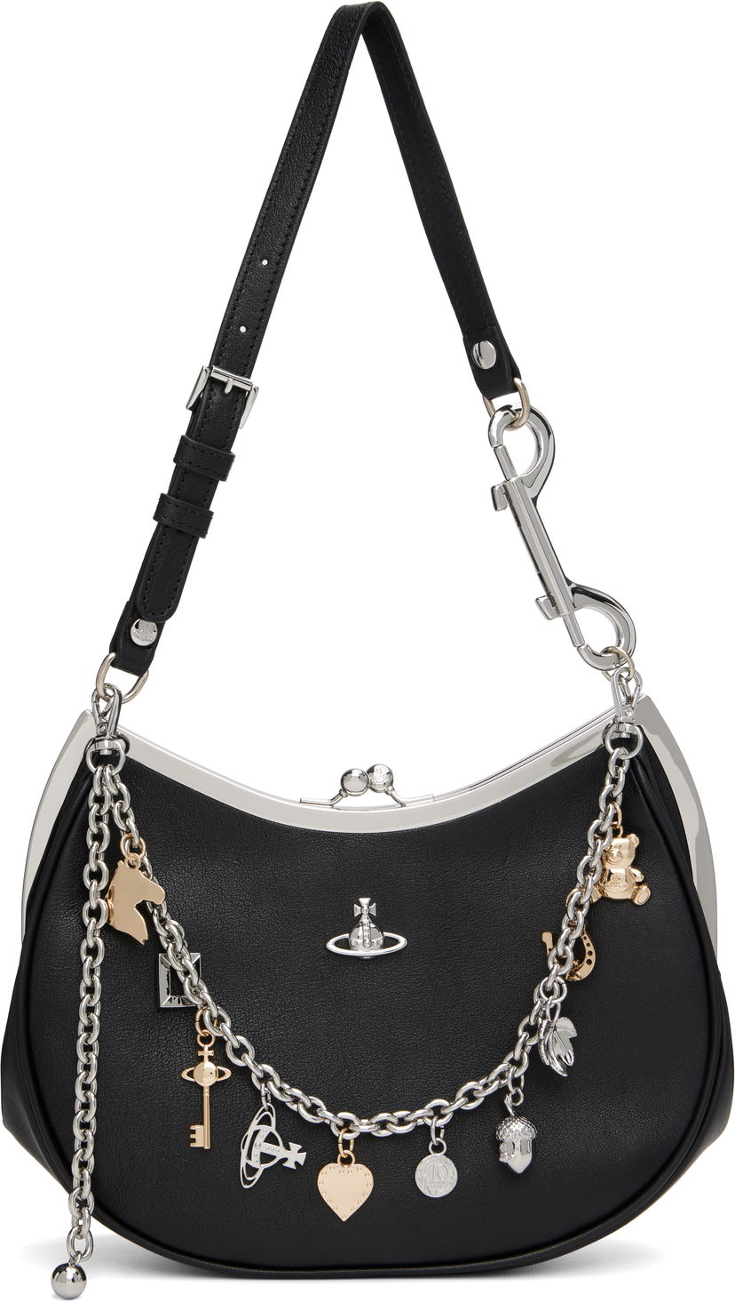 Сумочка Vivienne Westwood Vivienne Westwood Charm Frame Bag чорний | 4B01000PW-L00BX-