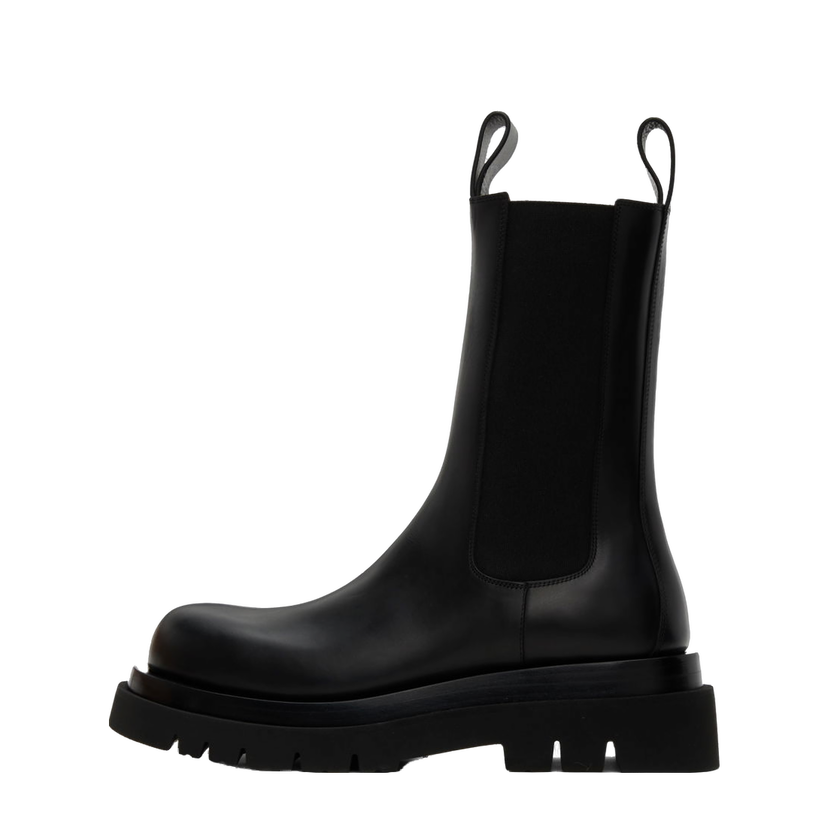 Кросівки та взуття Bottega Veneta Lug Chelsea Boots "Black" чорний | 592081 VIFH0
