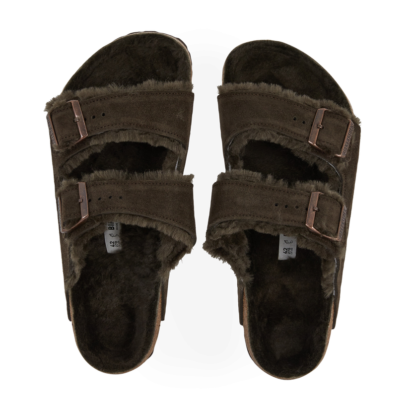 Кросівки та взуття Birkenstock Arizona Shearling Marron Коричневий | 1020566