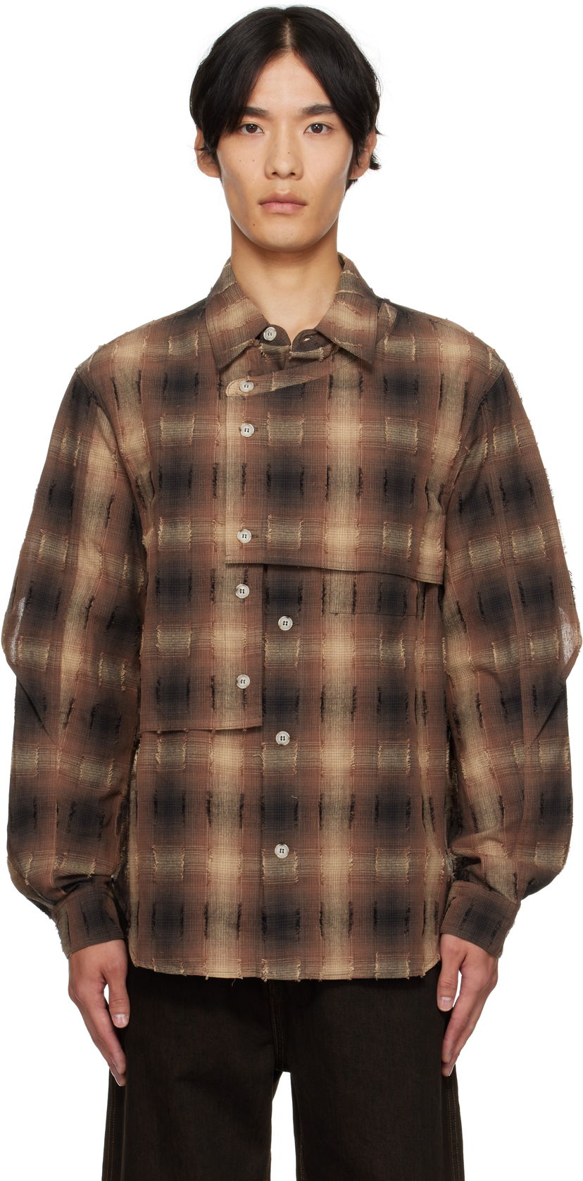 Сорочка Andersson Bell Andersson Bell Check Layered Shirt Коричневий | atb1337m