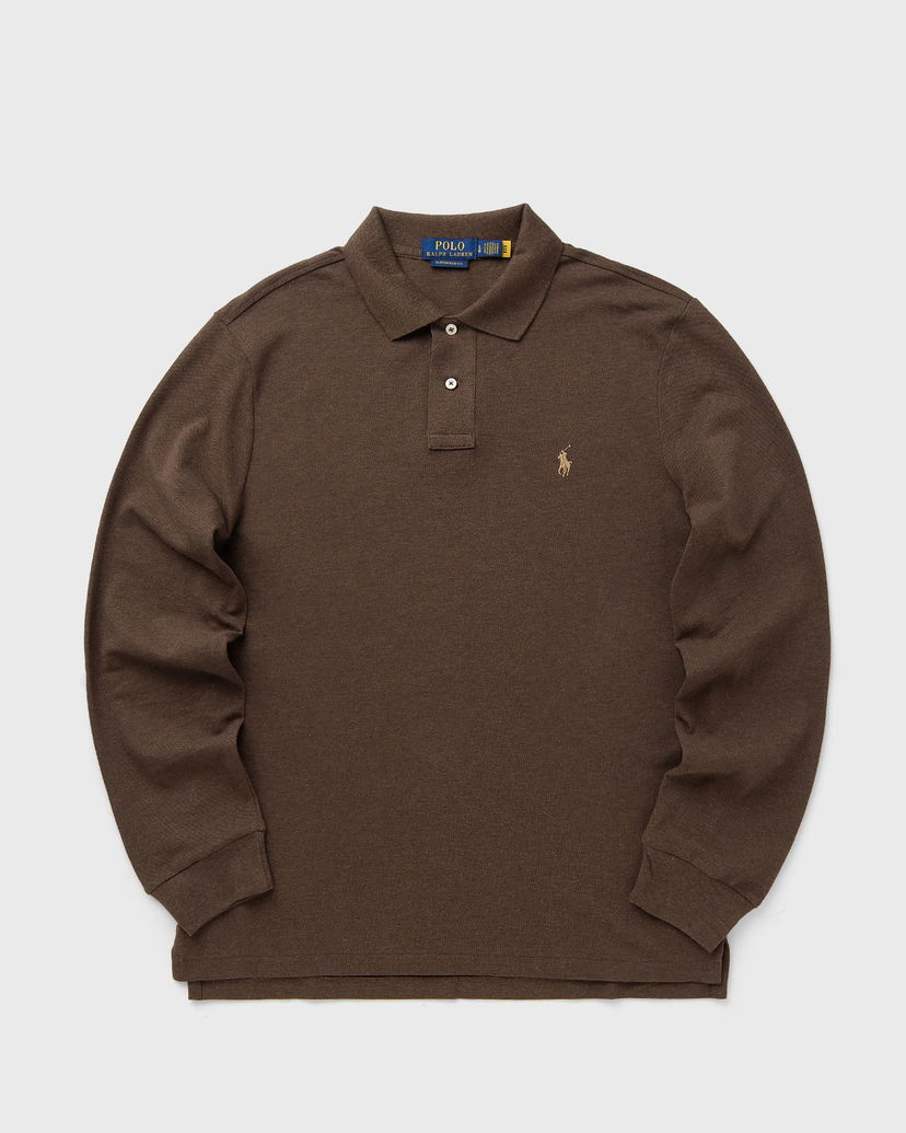 Сорочка поло Polo by Ralph Lauren Polo Ralph Lauren Long Sleeve Polo Shirt Коричневий | 710680790144