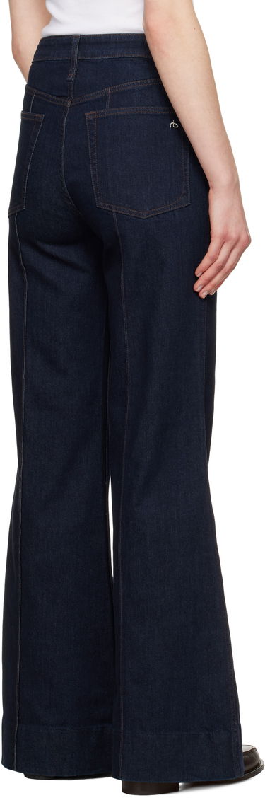 Джинси rag & bone rag & bone Skylar High-Rise Wide Leg Jeans Синій | WDD25S3008VSRI, 2