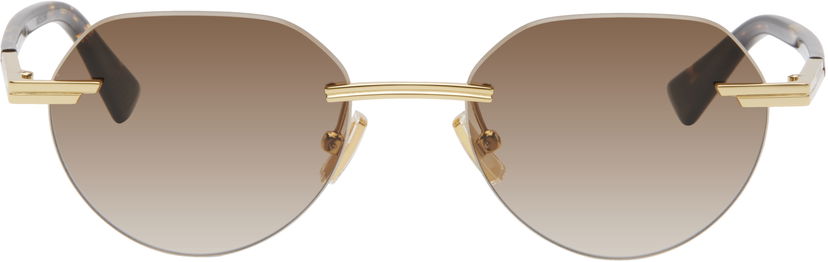 Сонцезахисні окуляри Bottega Veneta Bottega Veneta Rimless Sunglasses Коричневий | BV1379S-003