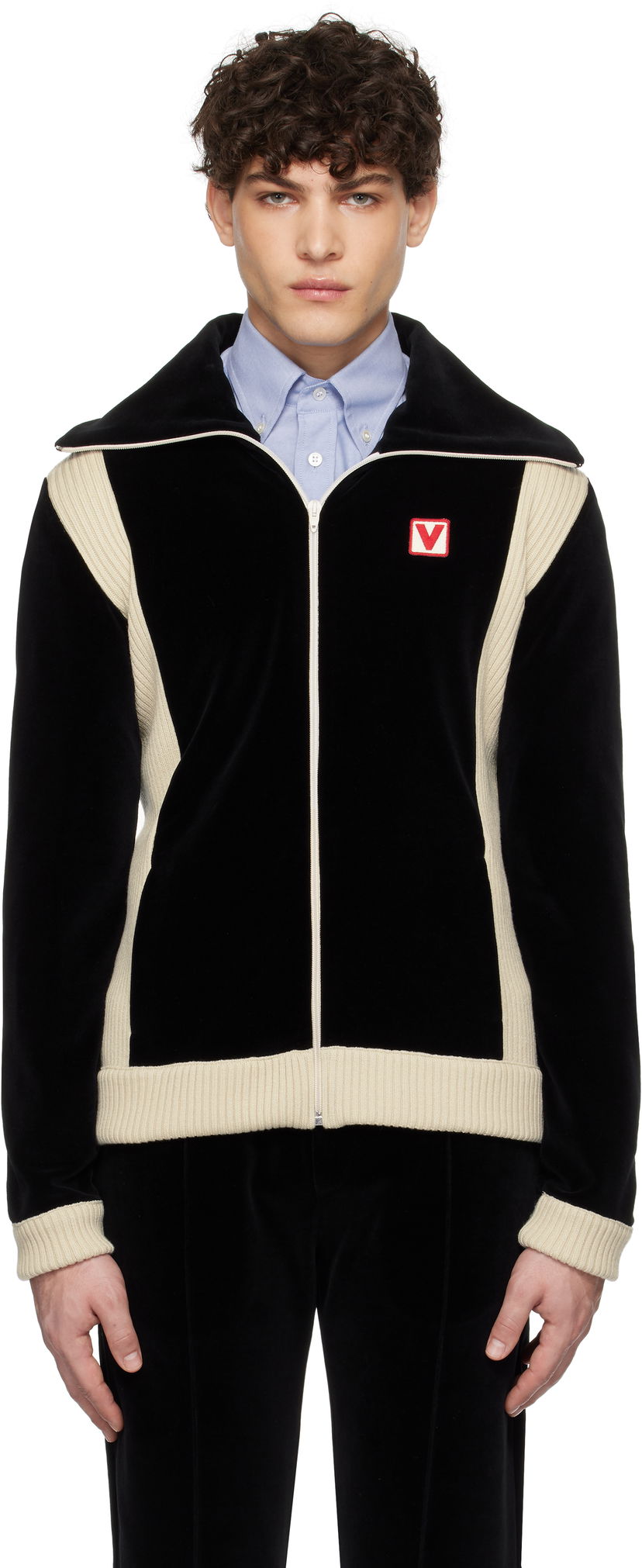 Світшоти Valentino Turtleneck Jacket чорний | 6V3MF28VARA