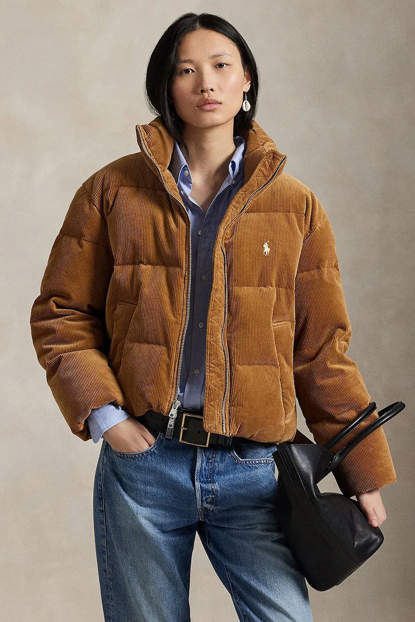 Пуховик Polo by Ralph Lauren Polo Ralph Lauren Woven Puffer Jacket Коричневий | 211971178