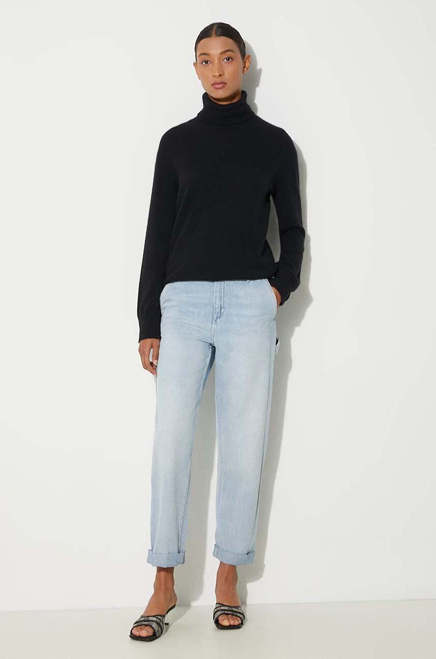 Cветр A.P.C. Turtleneck Sweater чорний | WYAAD.F23374.LZZ, 1