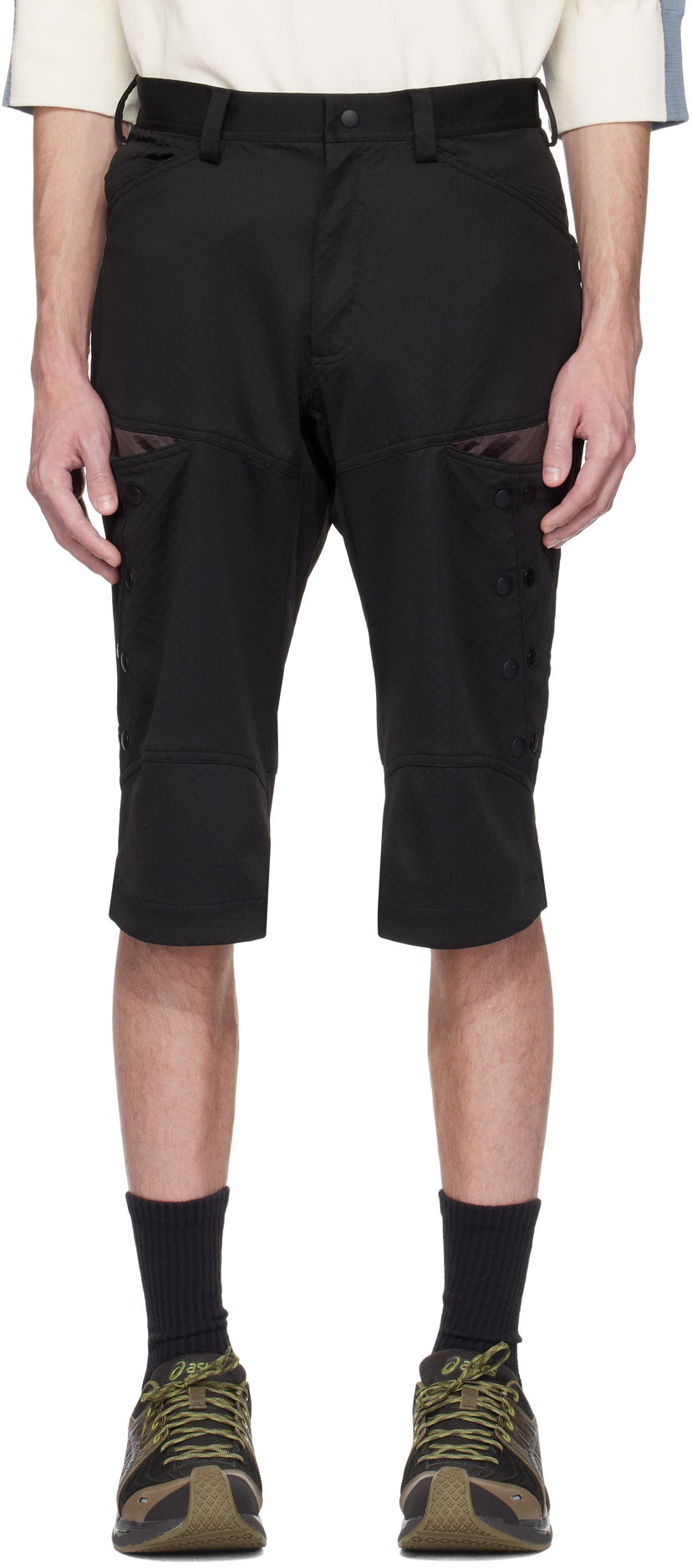 Шорти KIKO KOSTADINOV Kiko Kostadinov Inex Snap Shorts чорний | KKSS25T08-31