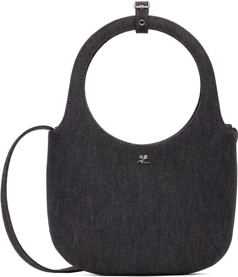 Сумка Courrèges Courrèges Holy Denim Shoulder Bag темно-синій | 125GSA102DE0036