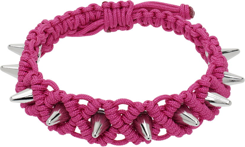 Браслет We11done We11done Handmade Studded Bracelet Рожевий | WD-AJ0-25-599-U-PK