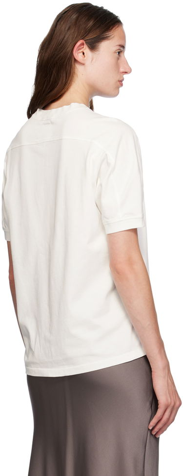 Футболка Anine Bing ANINE BING Jaylin Monogram T-Shirt білий | A-08-10280-IVY1, 2