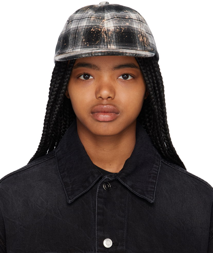 Кепка We11done We11done Bleach Check Baseball Cap Різнокольоровий | WD-AH1-23-410-U-BK