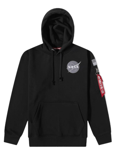 Світшоти Alpha Industries Space Shuttle Hoody чорний | 178317-03