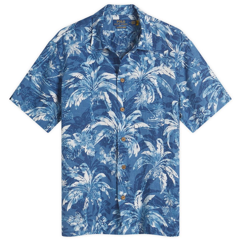 Сорочка Polo by Ralph Lauren Ralph Lauren Surf Club Vacation Shirt, Size Large Синій | 710965897001