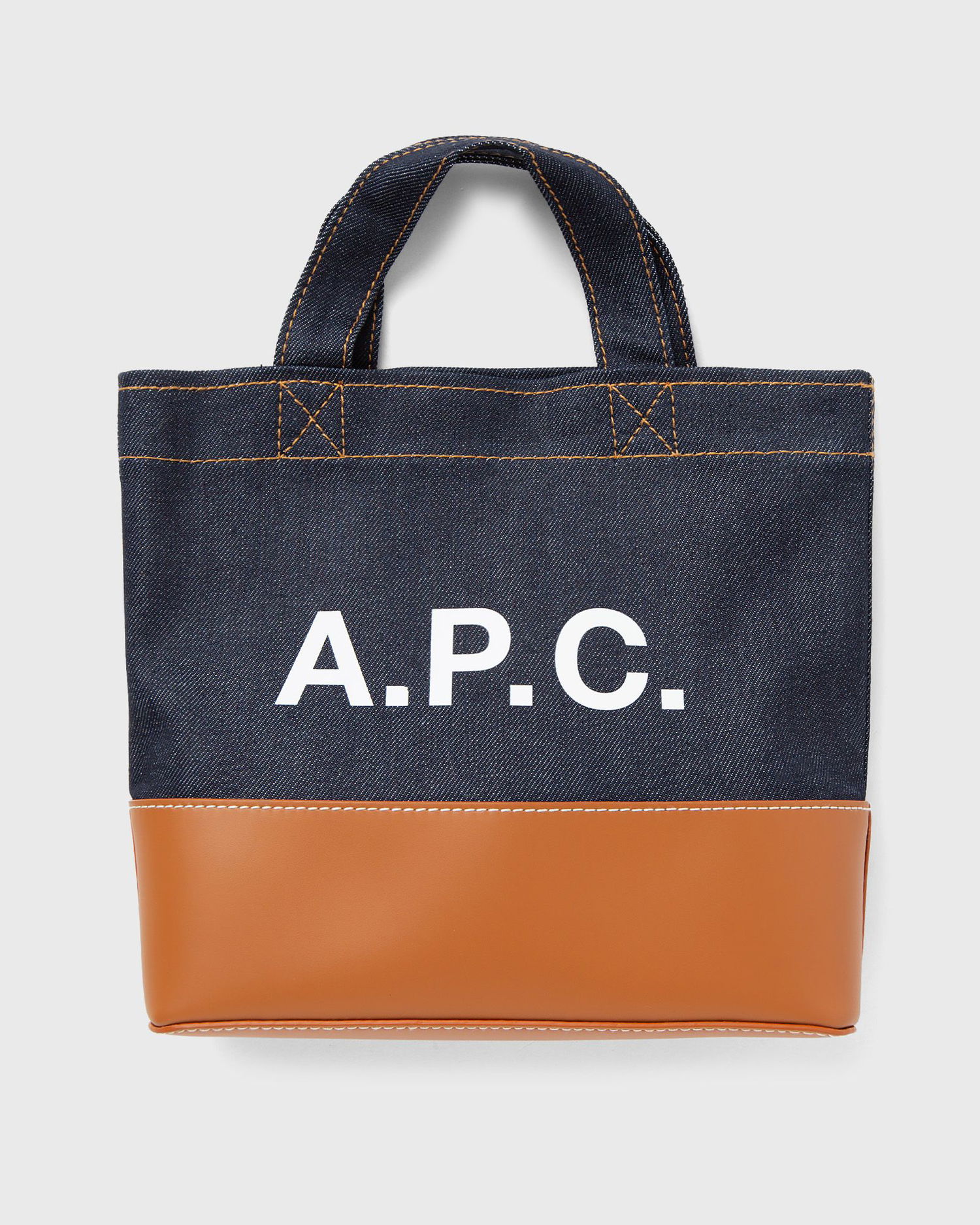 сумка-тоут A.P.C. A.P.C. Axel Mini Tote Bag Синій | CODDP-M67009-CAF, 0