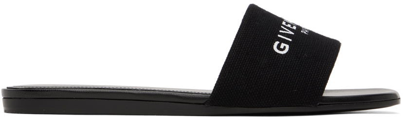 Одяг Givenchy Givenchy 4G Flat Sandals чорний | BE306FE1PU001