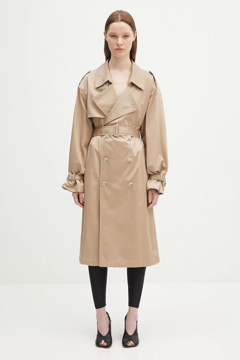 Тренчкот Maison Margiela MM6 Maison Margiela Oversize Trench Coat бежевий | S52AH0080