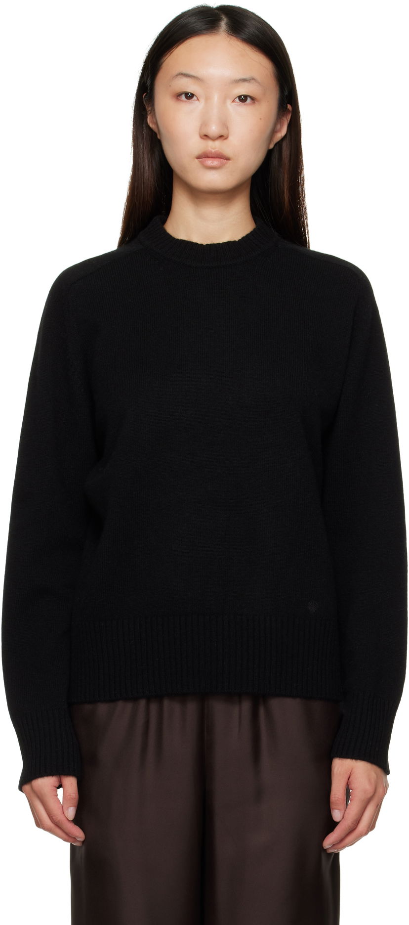 Cветр Loulou de Saison Loulou de Saison Baltra Cashmere Sweater чорний | BALTRA LDS