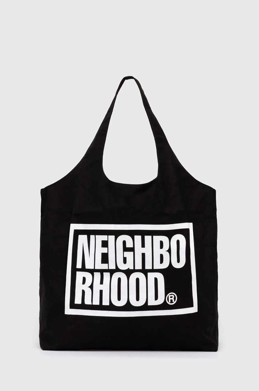 сумка-тоут Neighborhood NEIGHBORHOOD ID Tote Bag-L чорний | 241MYNH.CG02