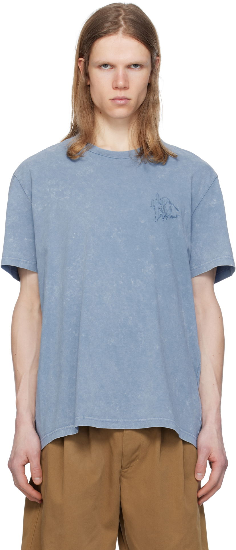Футболка ISABEL MARANT Isabel Marant Honore T-Shirt Синій | TS0052HD-C2N02H