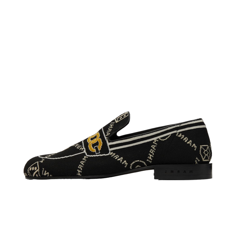 Кросівки та взуття Marni Trompe L'œil Loafers чорний | MOMR003802 P4601
