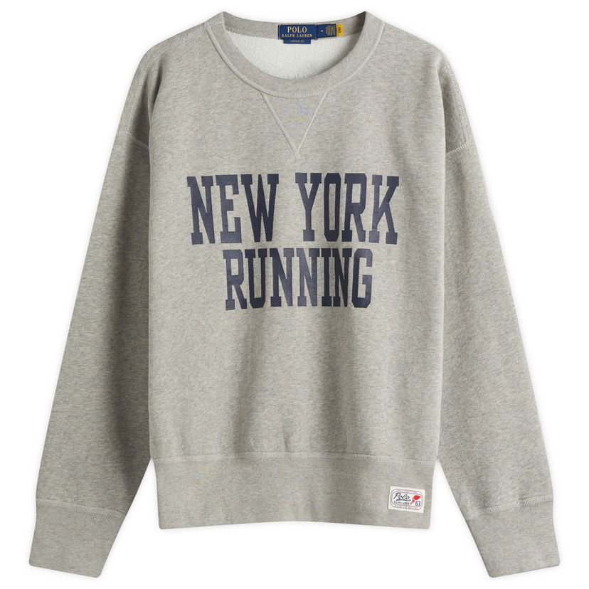 Cветр Polo by Ralph Lauren Ralph Lauren NYC Run Club Sweatshirt Сірий | 710964987001