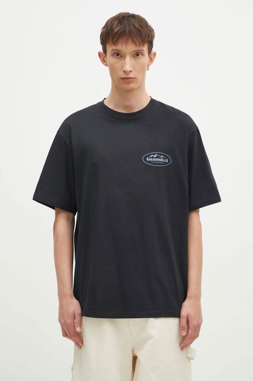 Футболка GRAMICCI Mountaineering Print T-Shirt чорний | G4FU.T096