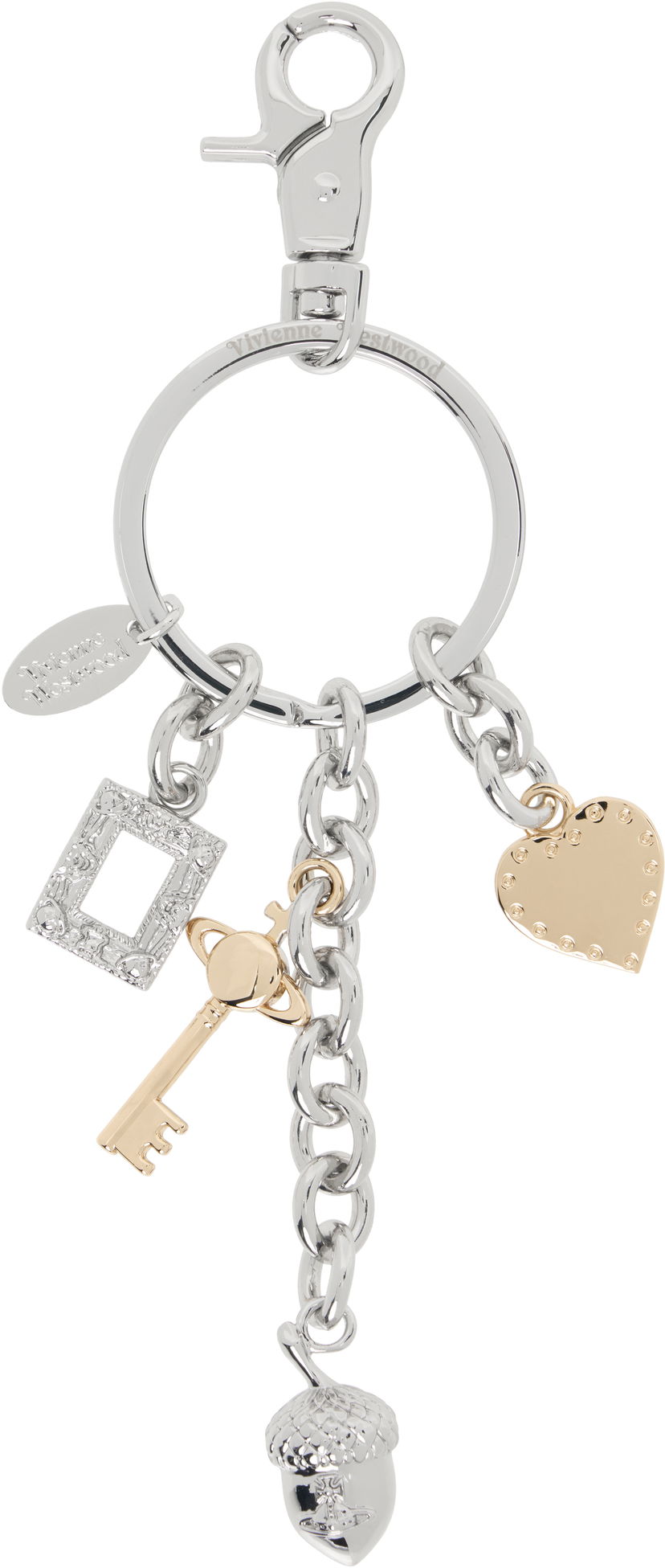 Брелоки Vivienne Westwood Vivienne Westwood Multi Charm Keychain Металік | 8203012BU-OM001F-