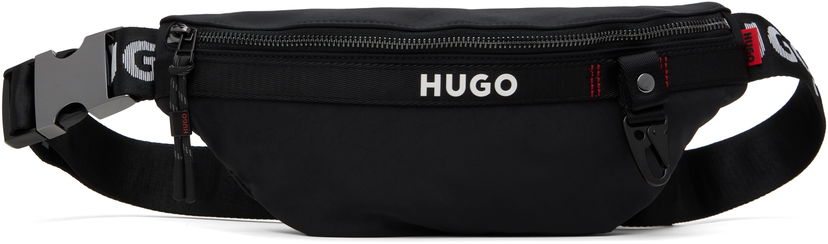 Поясна сумка BOSS Contrast Logo Belt Bag чорний | 50536023