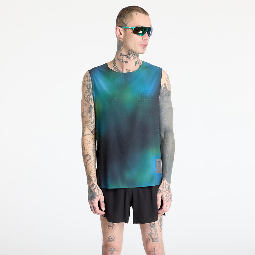 Безрукавка Y-3 Y-3 Allover Print Running Tank Top Синій | JM3338