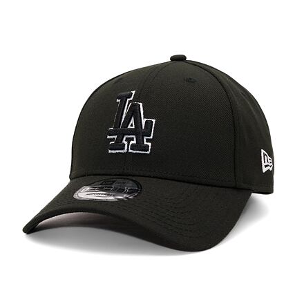 Кепка New Era 9FORTY MLB Pop Outline Los Angeles Dodgers - Black / White One Size чорний | 60471464