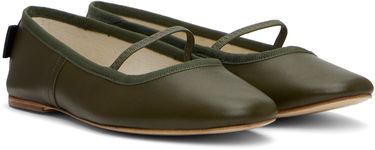 Одяг A.P.C. A.P.C. Swan Ballerina Flats Зелений | PXBVQ-F53295, 3