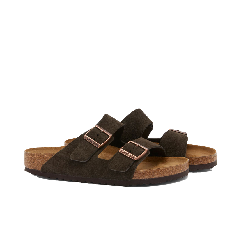 Кросівки та взуття Birkenstock Arizona Mocha Suede чорний | 1027077