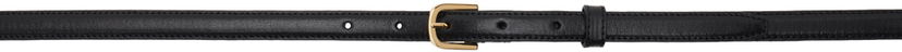 Ремені TOTEME TOTEME Thin Leather Trouser Belt чорний | 244-WAM877-LE0025